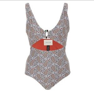 New Palm Swimwear / Anthro Alexandra One Piece XS